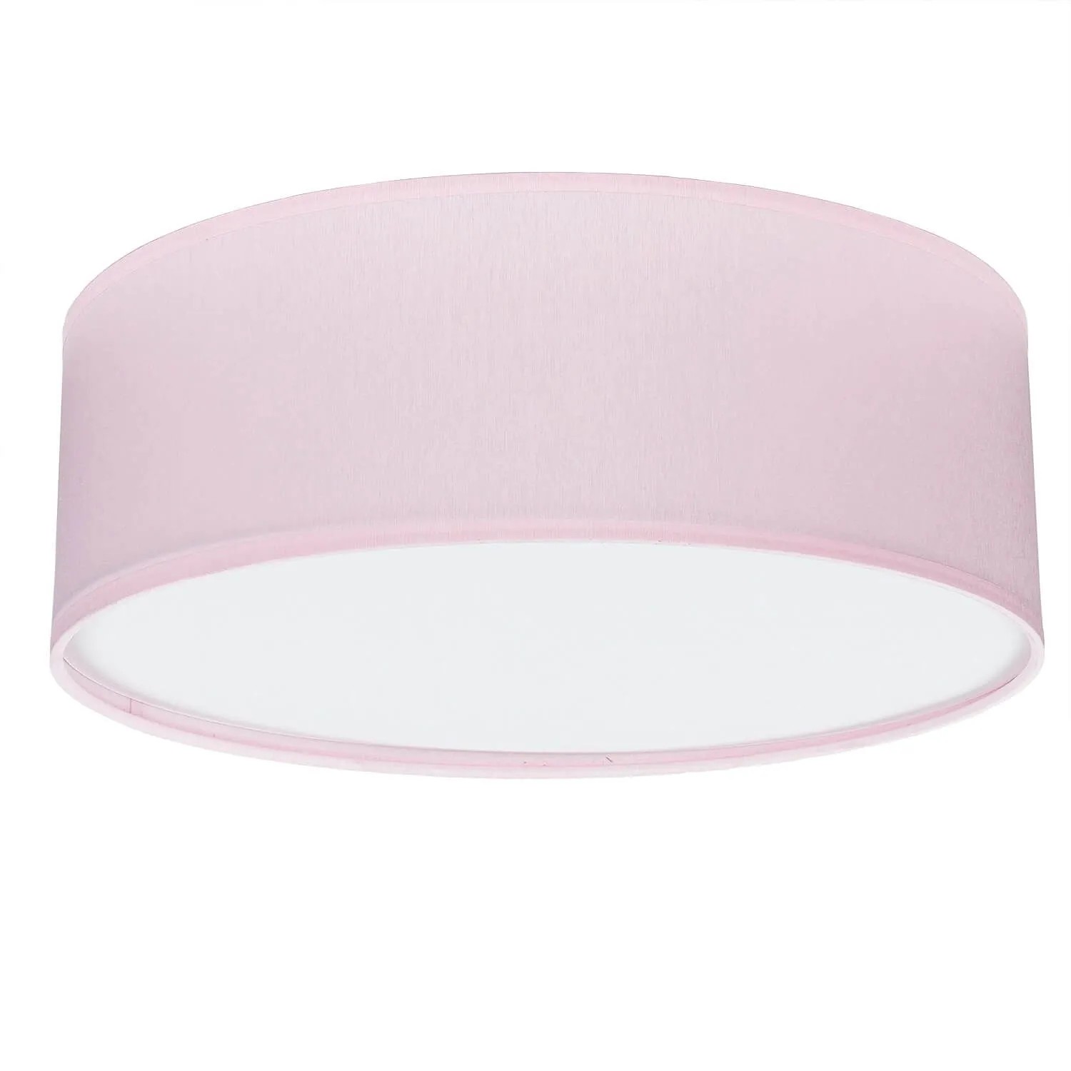 Licht-Erlebnisse Kinderzimmerleuchte Decke Stoff Rund Ø 38 cm Rosa 4x E27