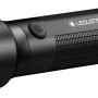 Schwarze Ledlenser P7R Core LED Taschenlampe aus Aluminium, akkubetrieben.