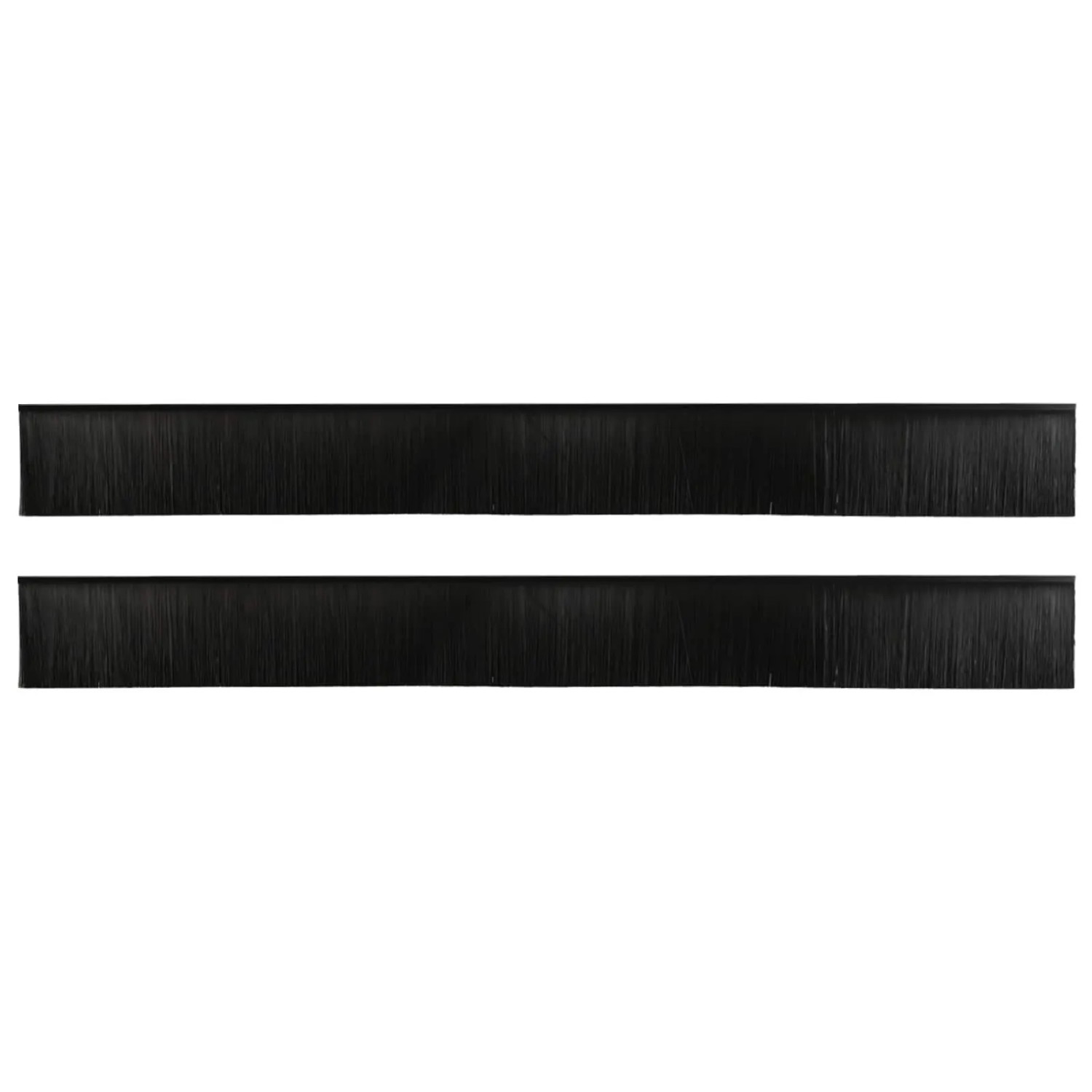 vidaXL Selbstklebende Türbürstendichtungen 2 Stk Schwarz 100 cm 42019573