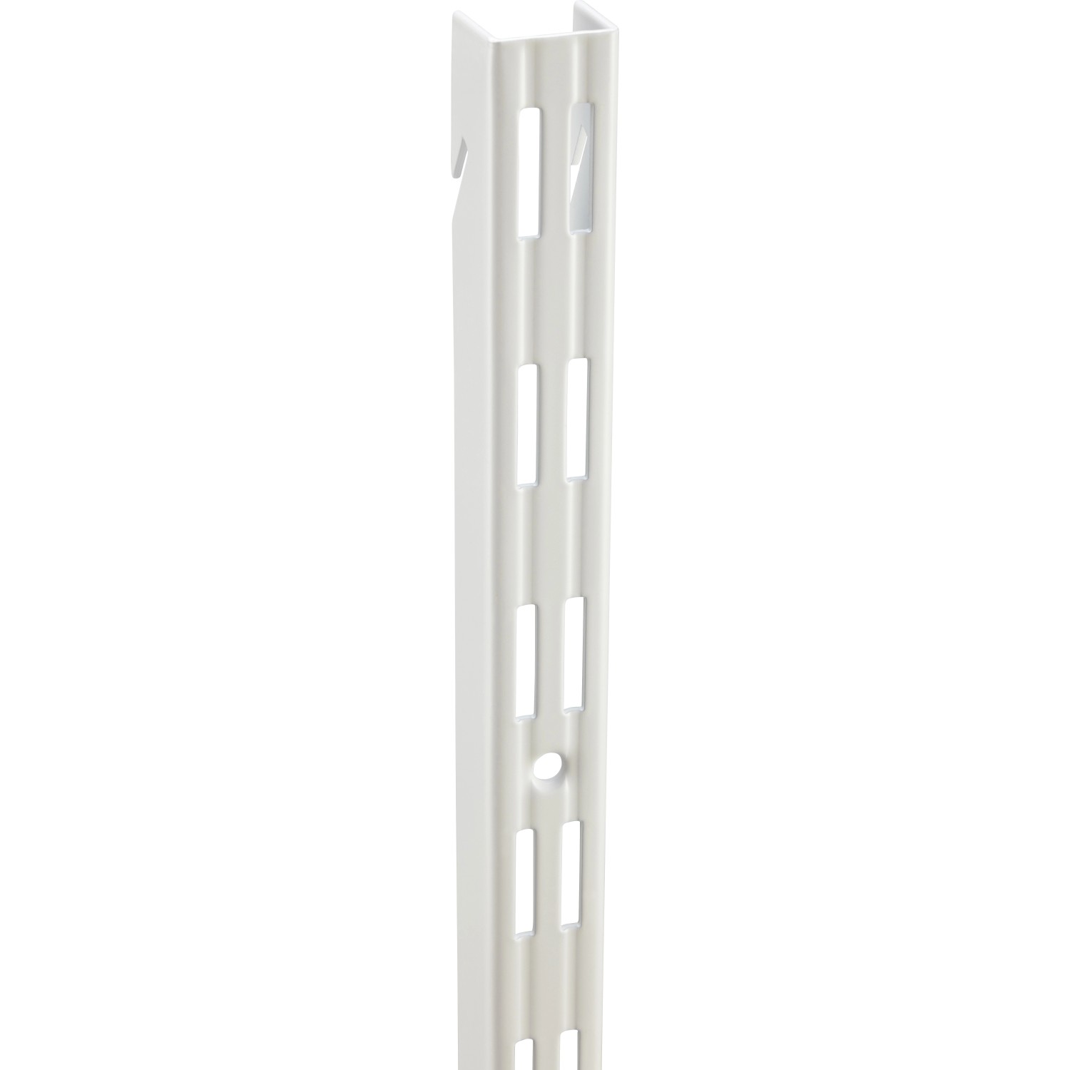 Metall-Wandschiene 2-reihig 150 cm Weiß
