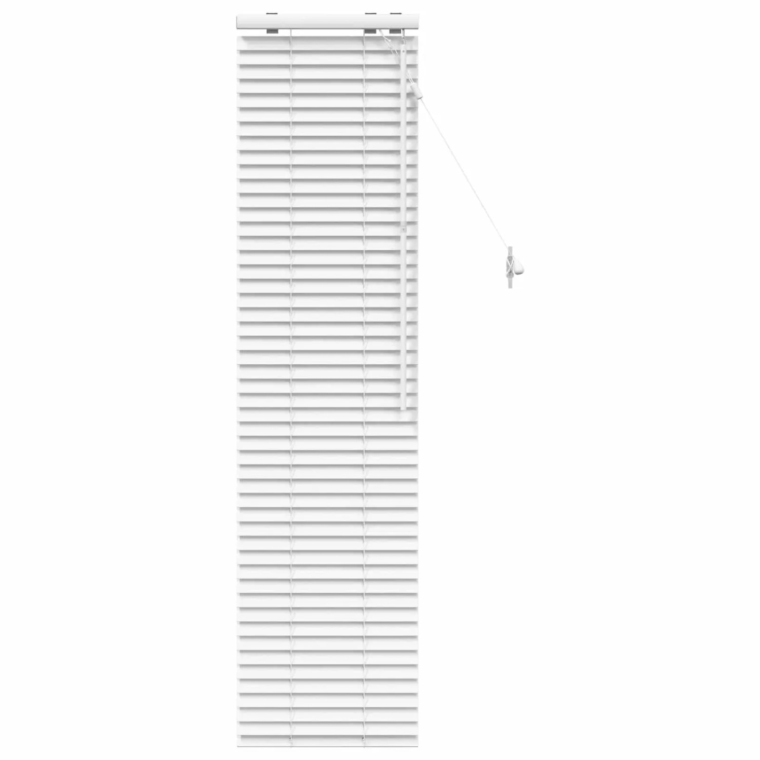 vidaXL Venezianische Jalousie Weiß 45 x 160 cm 35 mm 42015405