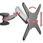 Schwaiger TV-Wandhalterung Full Motion für 2,54-139,7 cm (1-55 Zoll) Bildschirme, flexibel verstellbar.