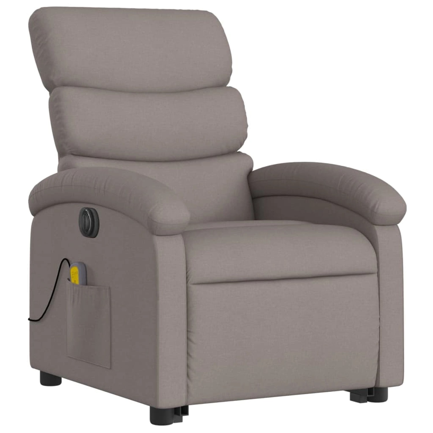 vidaXL Elektrischer Massagesessel mit Aufstehhilfe Taupe Stoff Modell 2 günstig online kaufen