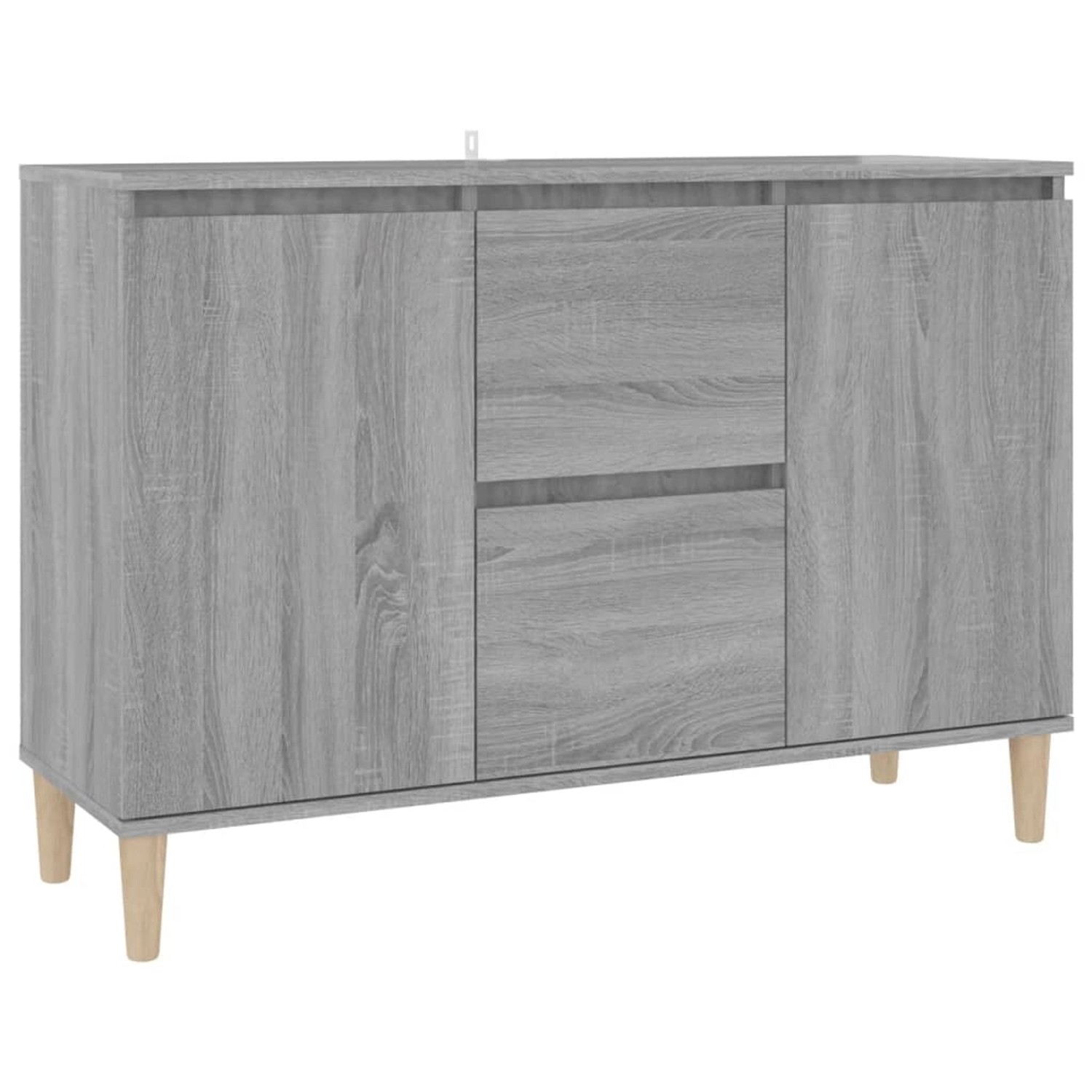 vidaXL Sideboard Grau Sonoma-Eiche 103,5x35x70 cm Holzwerkstoff 815163 günstig online kaufen