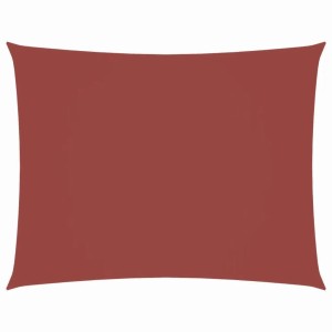 vidaXL Sonnensegel Oxford-Gewebe Rechteckig 2x3,5 m Terrakotta-Rot 135366