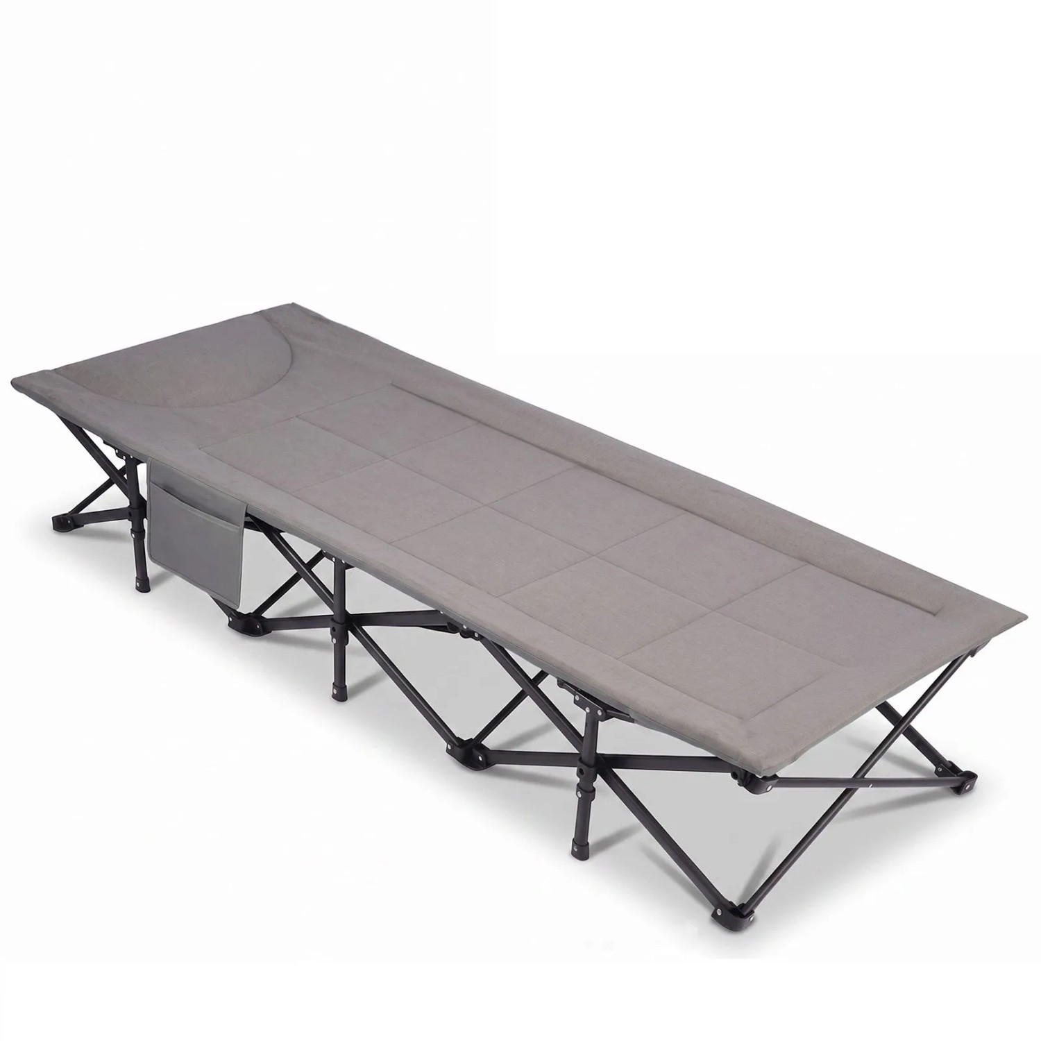 Sekey Feldbett 250 kg Campingbett mit Integrierter Matratze und 14 Standbeinen