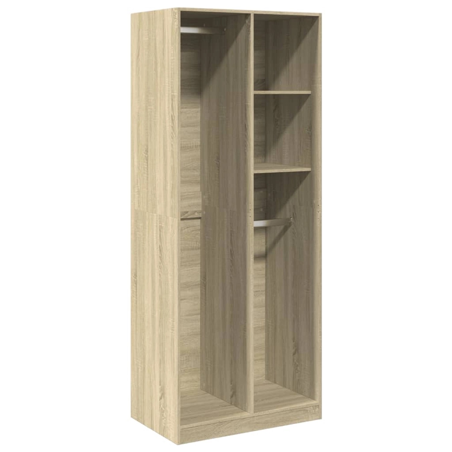 vidaXL Kleiderschrank Sonoma-Eiche 80x50x200 cm Holzwerkstoff 3307758 günstig online kaufen