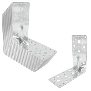 SOTECH Winkelverbinder 90 Grad, 20er Set, 175x175x90 mm, mit Sicke, feuerverzinkt.