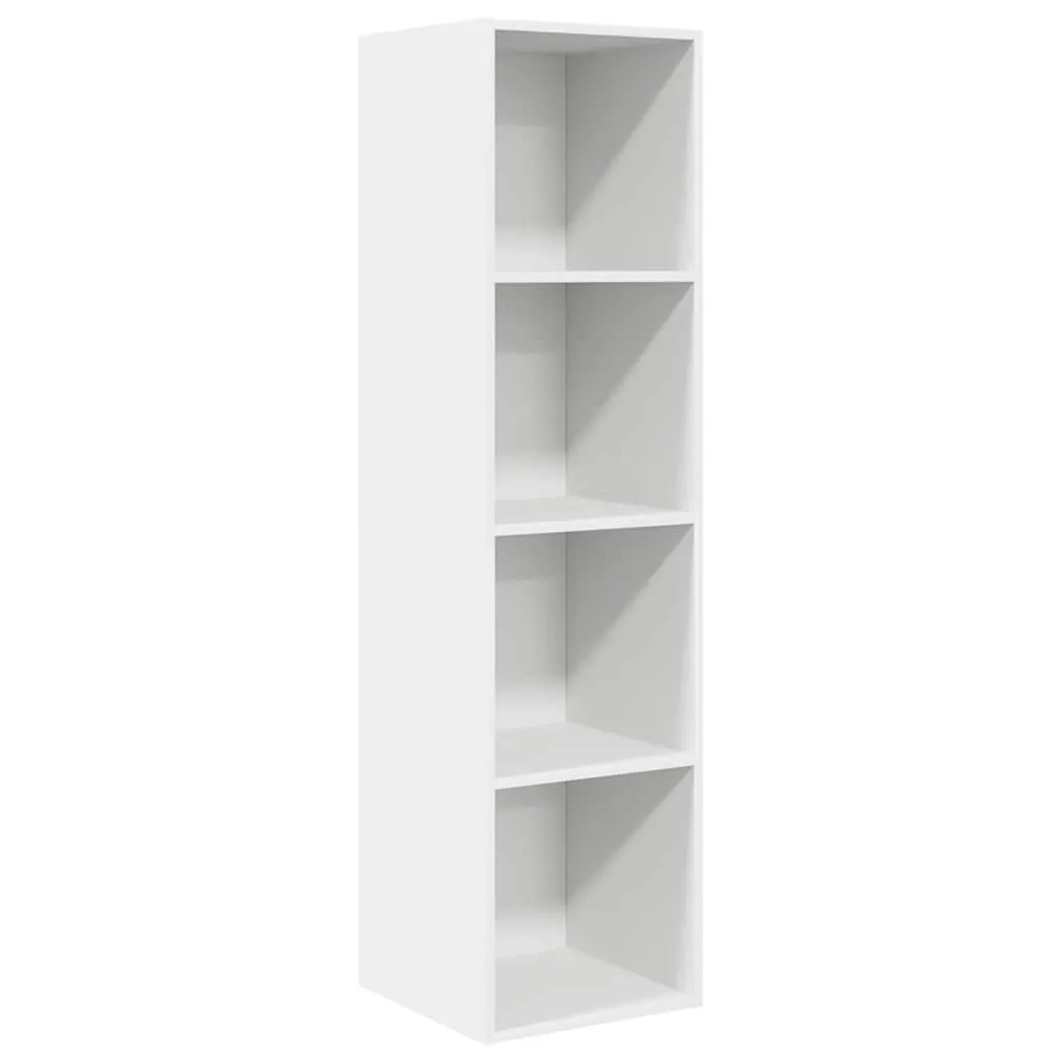 vidaXL TV-Wandschrank Weiß 37x37x142,5 cm Holzwerkstoff 805489