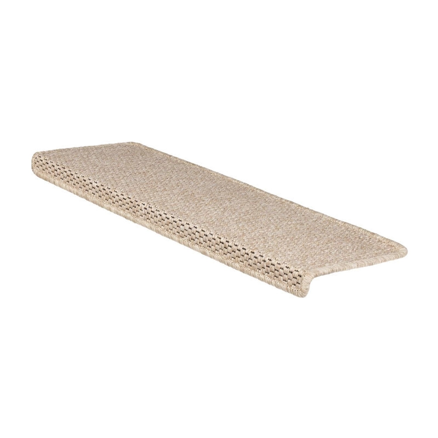 KARAT Stufenmatte Kalkutta Sisaloptik Beige 23,5 x 65 cm Rechteckig günstig online kaufen