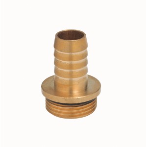 Messing Verschraubung für 19 mm Schlauch mit 26,4 mm Außengewinde für Pumpen & Hauswasserwerke.