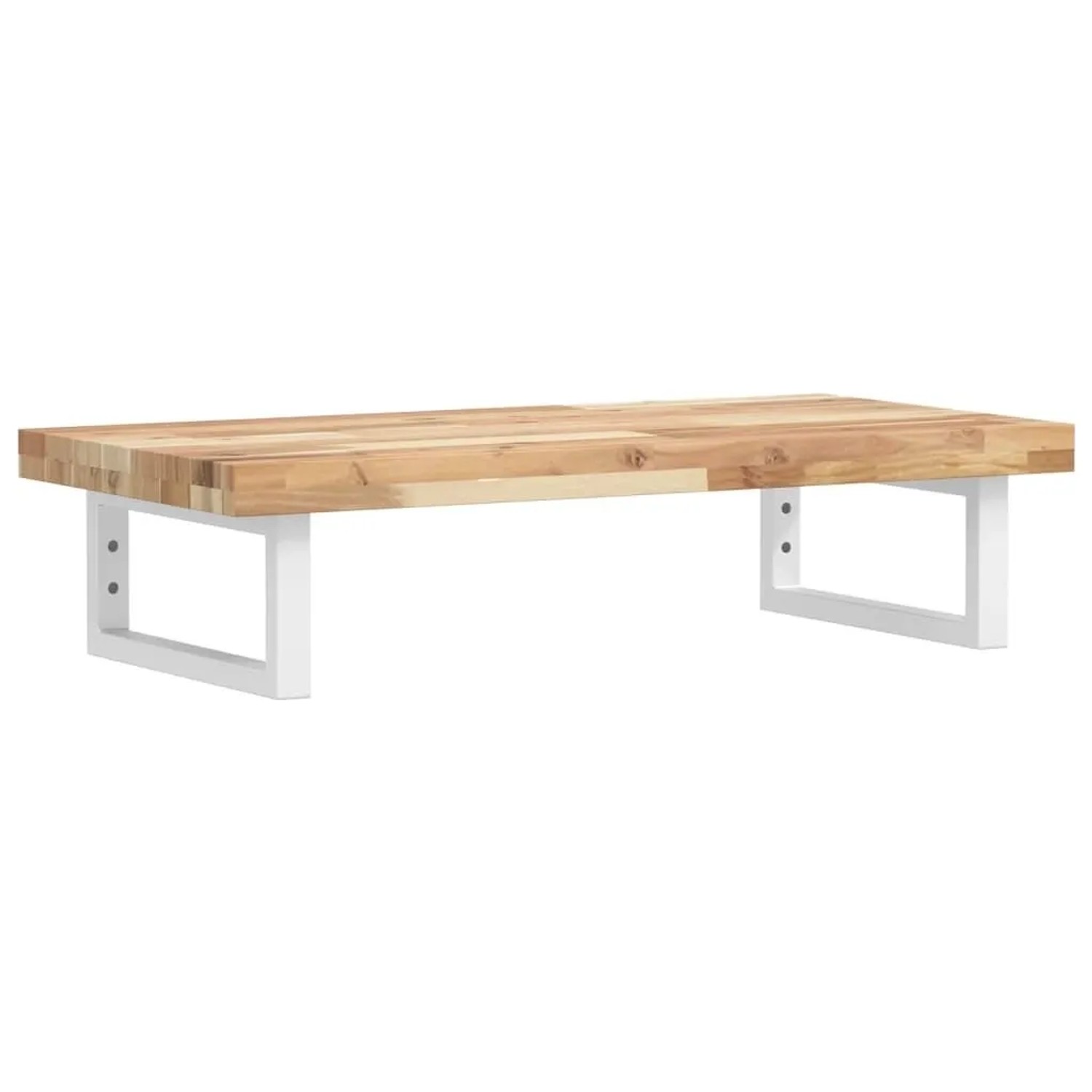 vidaXL Waschbeckenregal Wandmontage Stahl und Akazienholz 3302692
