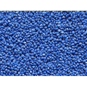 Blauer Zierkies (2-3 mm) für Aquarien, 25 kg Sack.