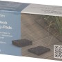 Dreamdeck Unterleg-Pads, 24er-Set Gummigranulat zur Montage von Terrassendielen Unterkonstruktionen.