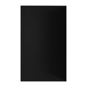Aurlane Design-Duschwand Satin Schwarz, 120x210 cm. Dünnes, wasserdichtes Panel für schnelle Duschrückwand-Renovierung.