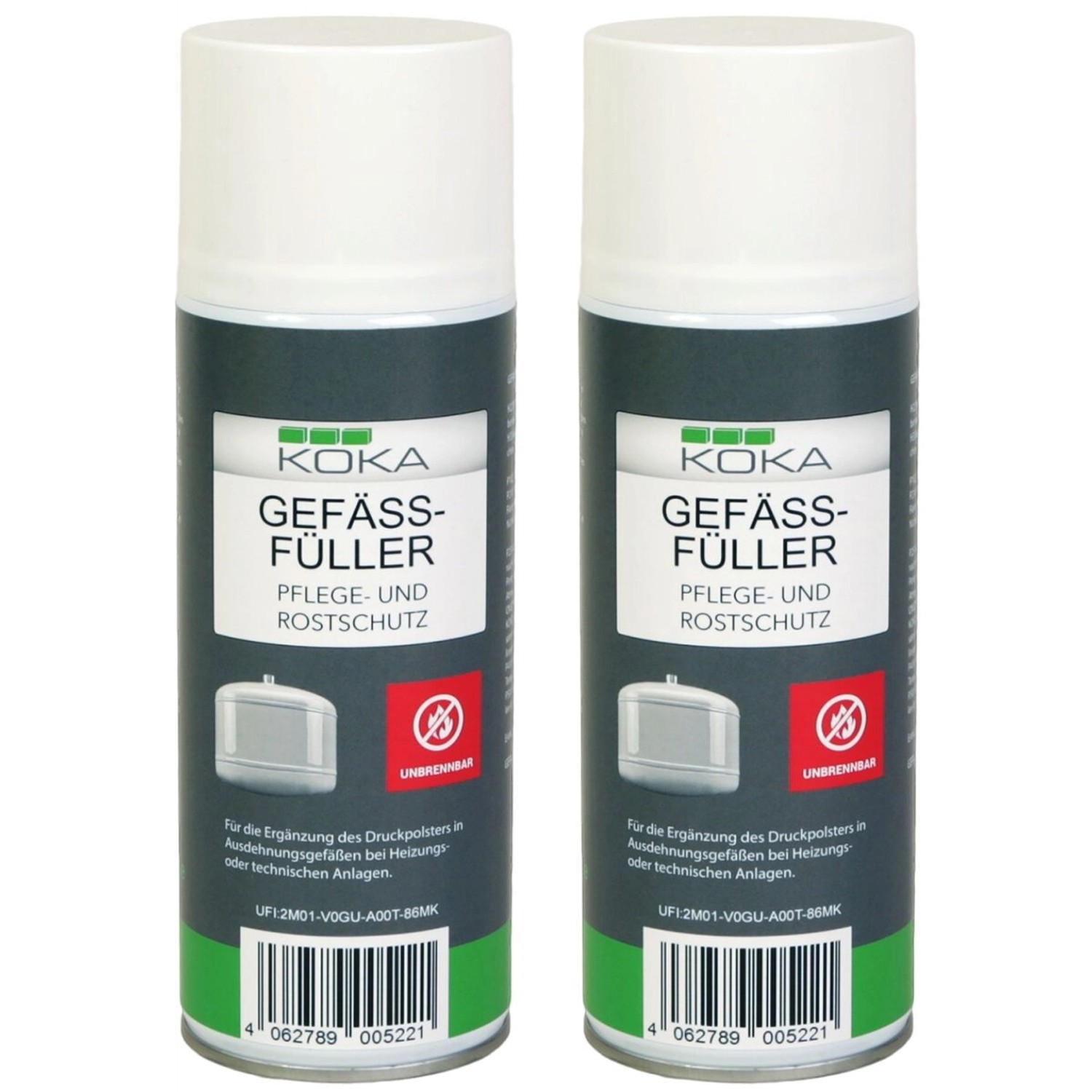KOKA 2x Gefäßfüller Unbrennbar 400ml günstig online kaufen