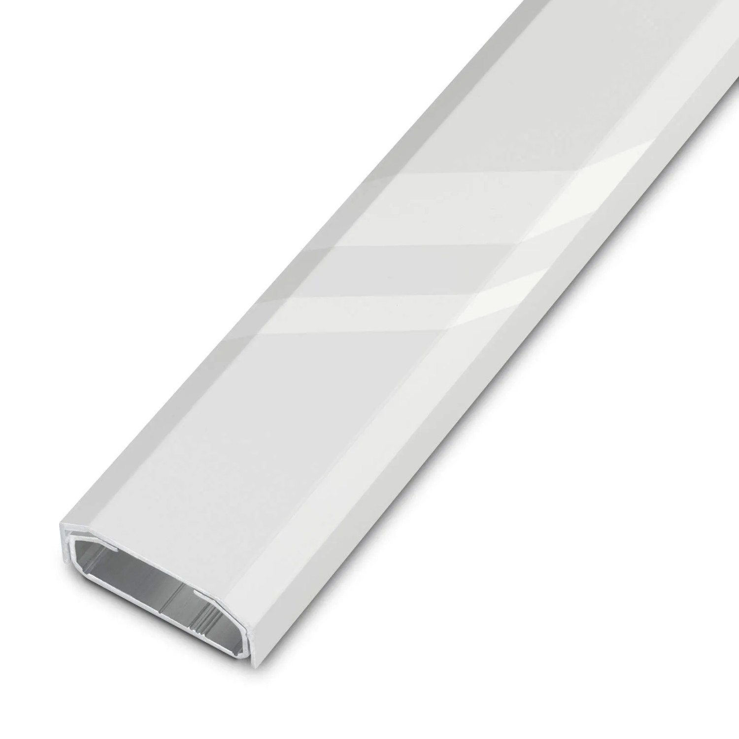 SOTECH Design Kabelkanal Alu 1100 x 50 x 20 mm Weiß Glänzend
