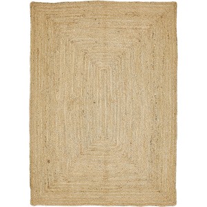 Luxor Living Teppich Ivo, 65x130 cm, creme. Moderner Teppich aus Jute und Baumwolle.
