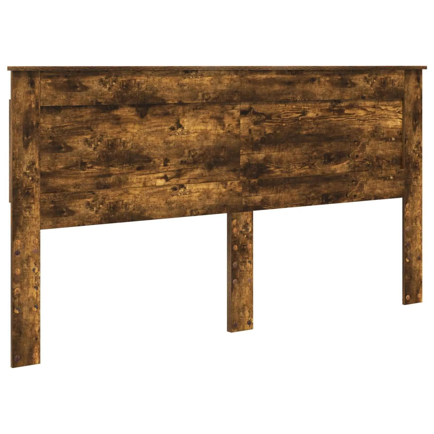 vidaXL Kopfteil mit Kopfteil Geräucherte Eiche 200 cm Holzwerkstoff 887421