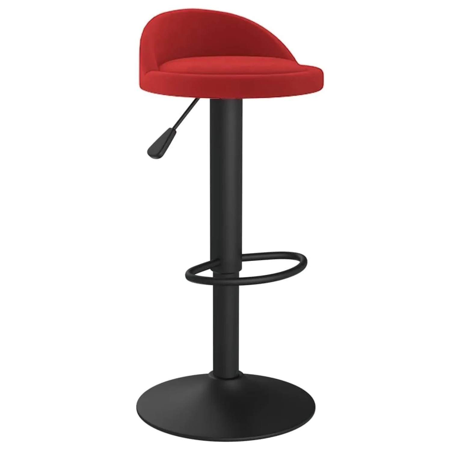 vidaXL Barhocker Weinrot Samt 333596