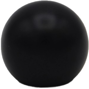 Mydeco Gardinenstangen-Endstück Ball, schwarz, Ø 2 cm.