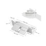 4er Set Z-Winkel aus Aluminium zur Befestigung von Solarmodulen an Dach und Wand.