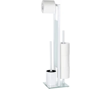 Wenko Stand WC-Garnitur Rivalta Weiß 70 cm x 18 cm x 20 cm kaufen bei OBI