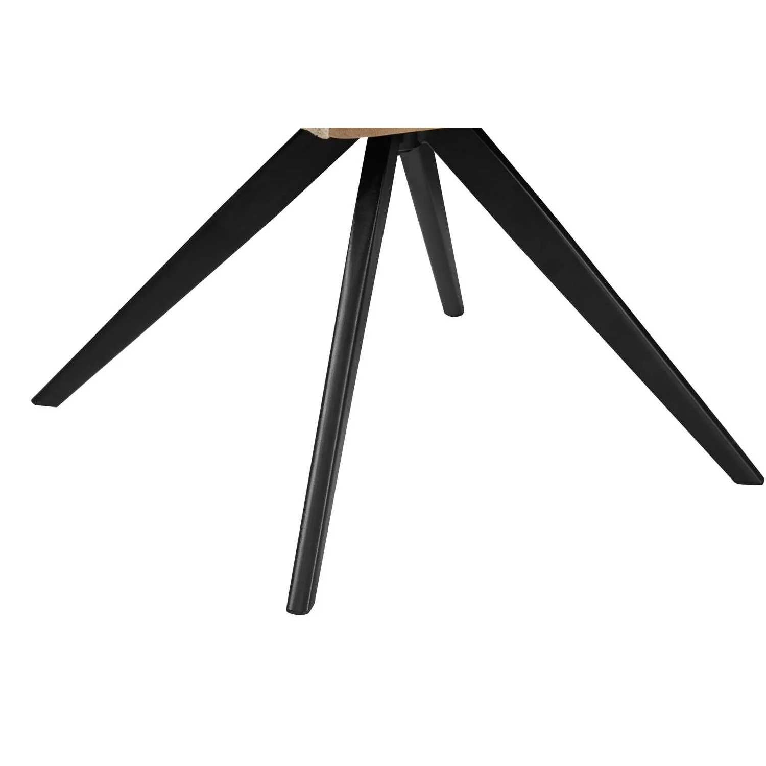 MeGusta Moderner Stuhl Drehstuhl Braun Polsterstuhl Esszimmerstuhl 