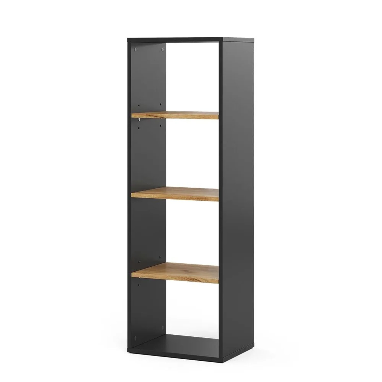 Vicco Bücherregal Tomy Anthrazit Goldkraft Eiche 40 x 1204 Fächer Art Nr 54663