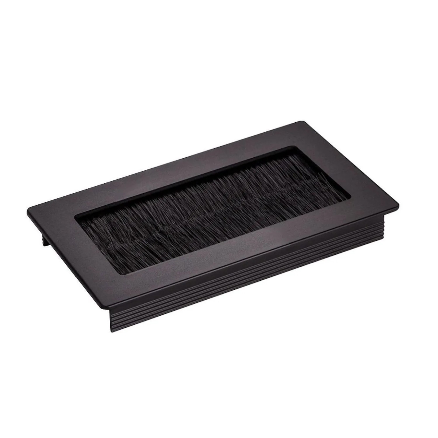 Thumbnail - SOTECH Kabeldurchlass TONDO Länge 100 mm Schwarz Eloxiert mit Bürstendichtung