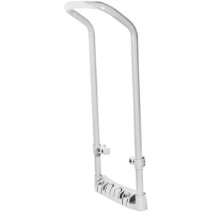 Weißer Festool Schubbügel SB CT 48 mit integriertem Düsenhalter für Absaugmobile. Praktische Aufbewahrung.