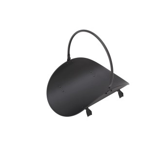 OBI Holztrage Sayama aus Stahl, pulverbeschichtet, in Schwarz. Zubehör für Kamin & Ofen.