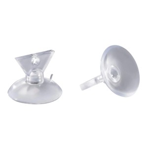 Hama Saugnäpfe, transparent, Ø 3,5 cm, 2 Stück, für GU10 LED Leuchtmittel.