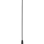 Schwarze Eglo Pendelleuchte Tarbes mit Drahtschirm, 32,5 cm Durchmesser.