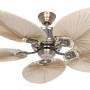 CASAFAN Deckenventilator Caribbean Dream Eco II Messing antik mit Palmenflügeln.