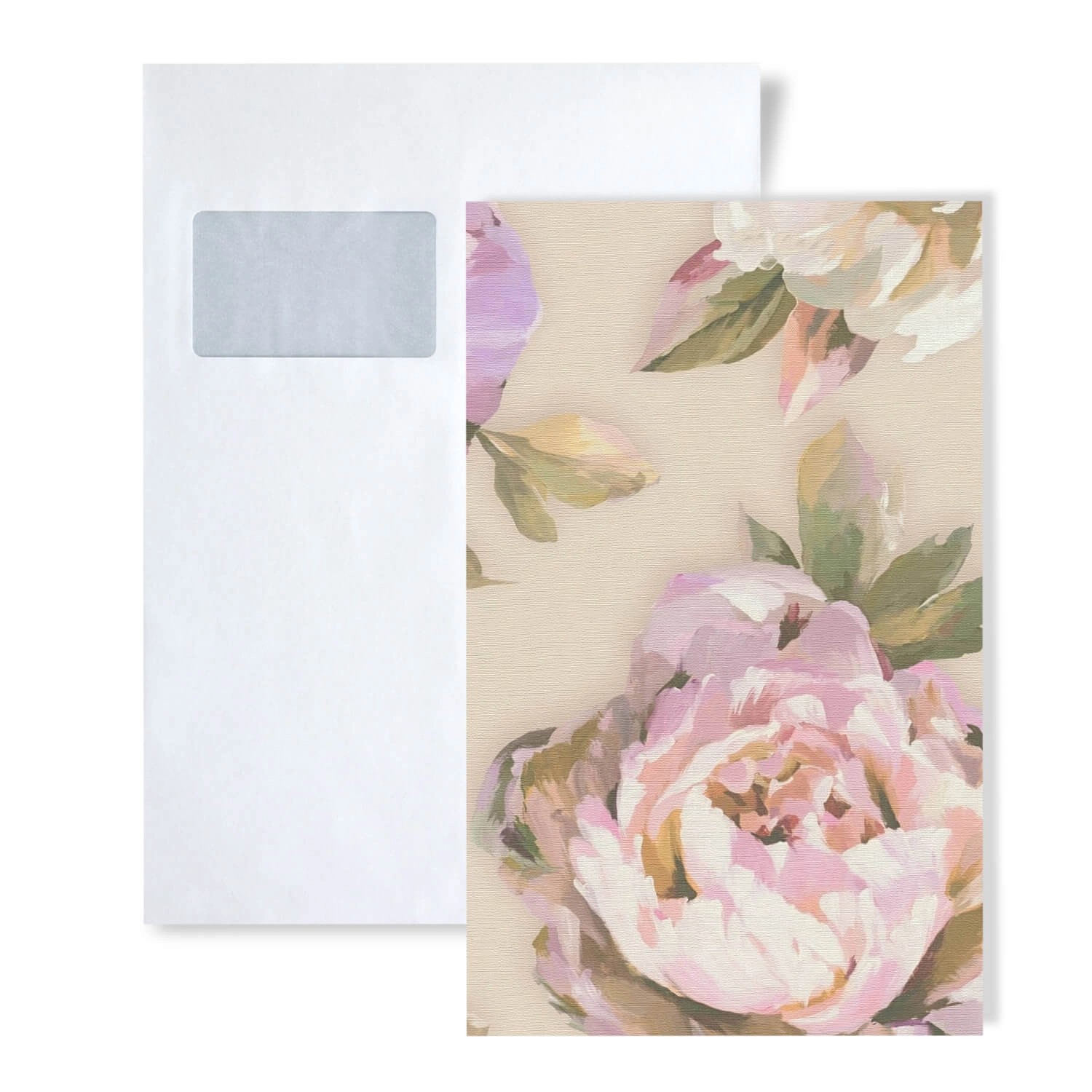 PROFHOME 1 MUSTERSTÜCK S-396081-GU DIN A4 MUSTER der Floralen Tapete günstig online kaufen