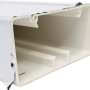 Gewiss Brüstungskanal, 70x130/80, reinweiß, 2m, aus Hart-PVC.