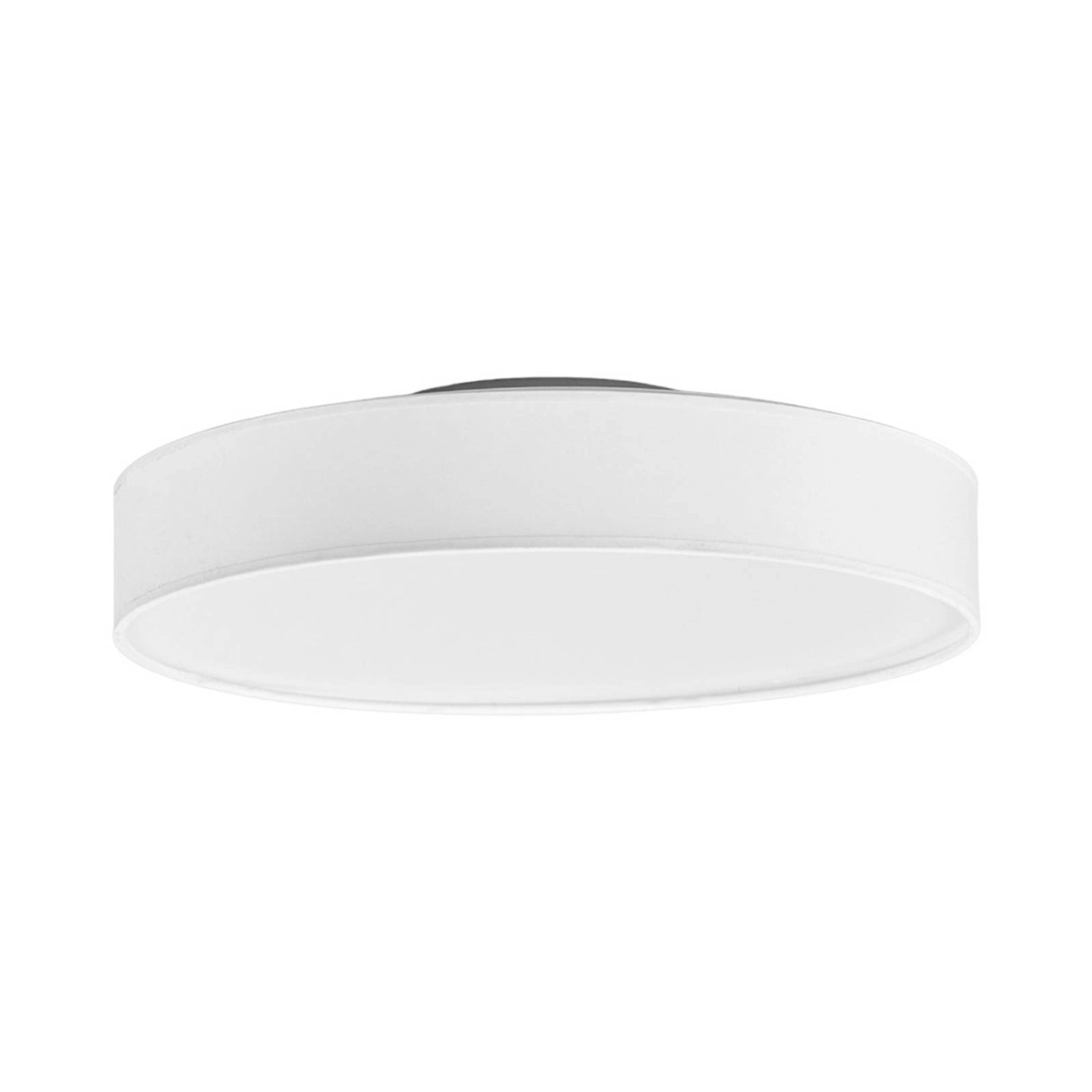 Lindby LED Deckenlampe Saira 9625089 Modern in Weiß aus Textil 1-flammig Wohnzimmerleuchte