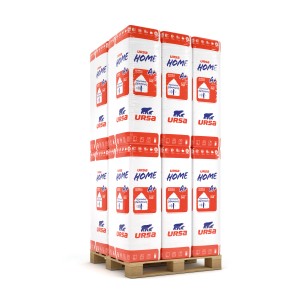 Palette Ursa Home Trennwandplatten WLG 040, 40 mm, Mineralfaser Dämmstoff, 24 Bund (225 m²)