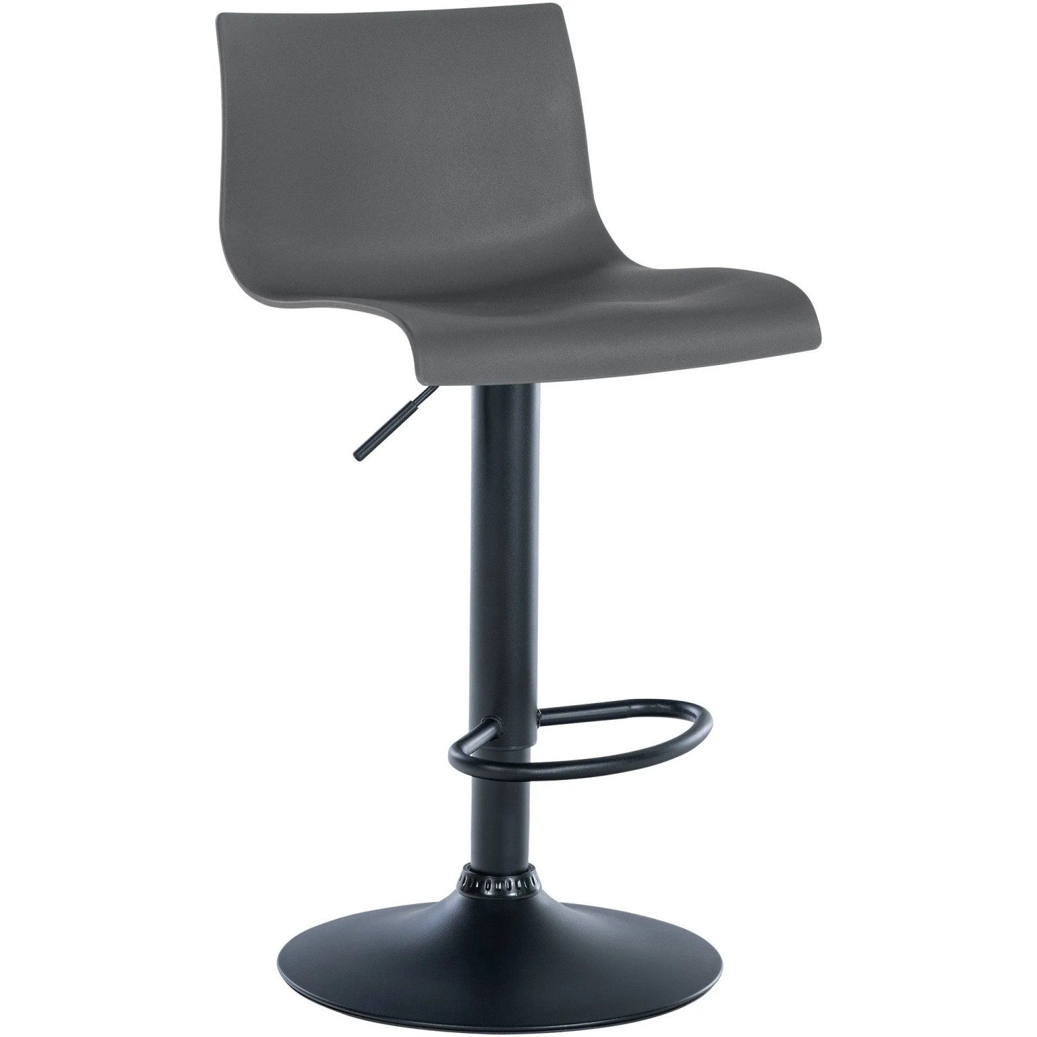 CLP Barhocker Branford grau/Kunststoff