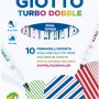 Giotto Turbo Dobble Fasermaler, 10 Stifte mit zwei Spitzen in verschiedenen Farben.