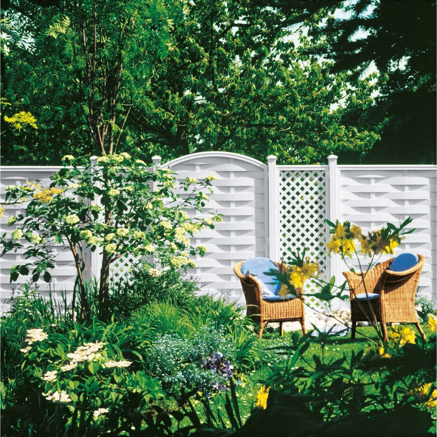 Jardin202 Sichtschutzgitter – 110 G/m², 1x10 Meter, Beige, UV-beständig, Für Zäune & Balkone