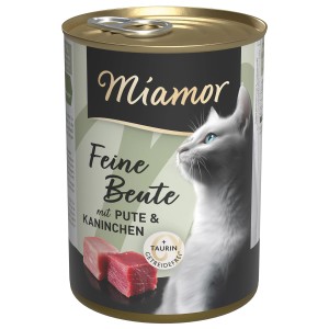 Miamor Katzen-Nassfutter Feine Beute Pute & Kaninchen 400 g