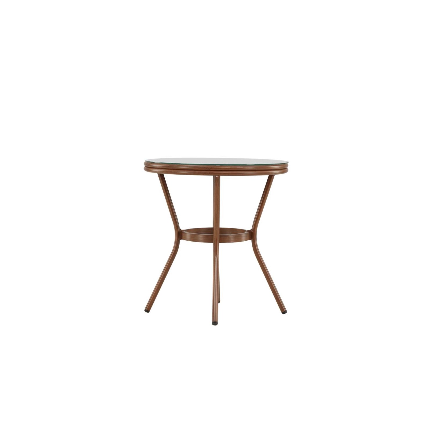 ebuy24 Loures Cafetisch Ø70 Braun günstig online kaufen