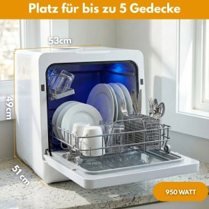 Sommertal Autark Tischspülmaschine SP9 Dual