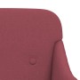 vidaXL Sitzbank Weinrot 110x76x80 cm Stoff 351486_6