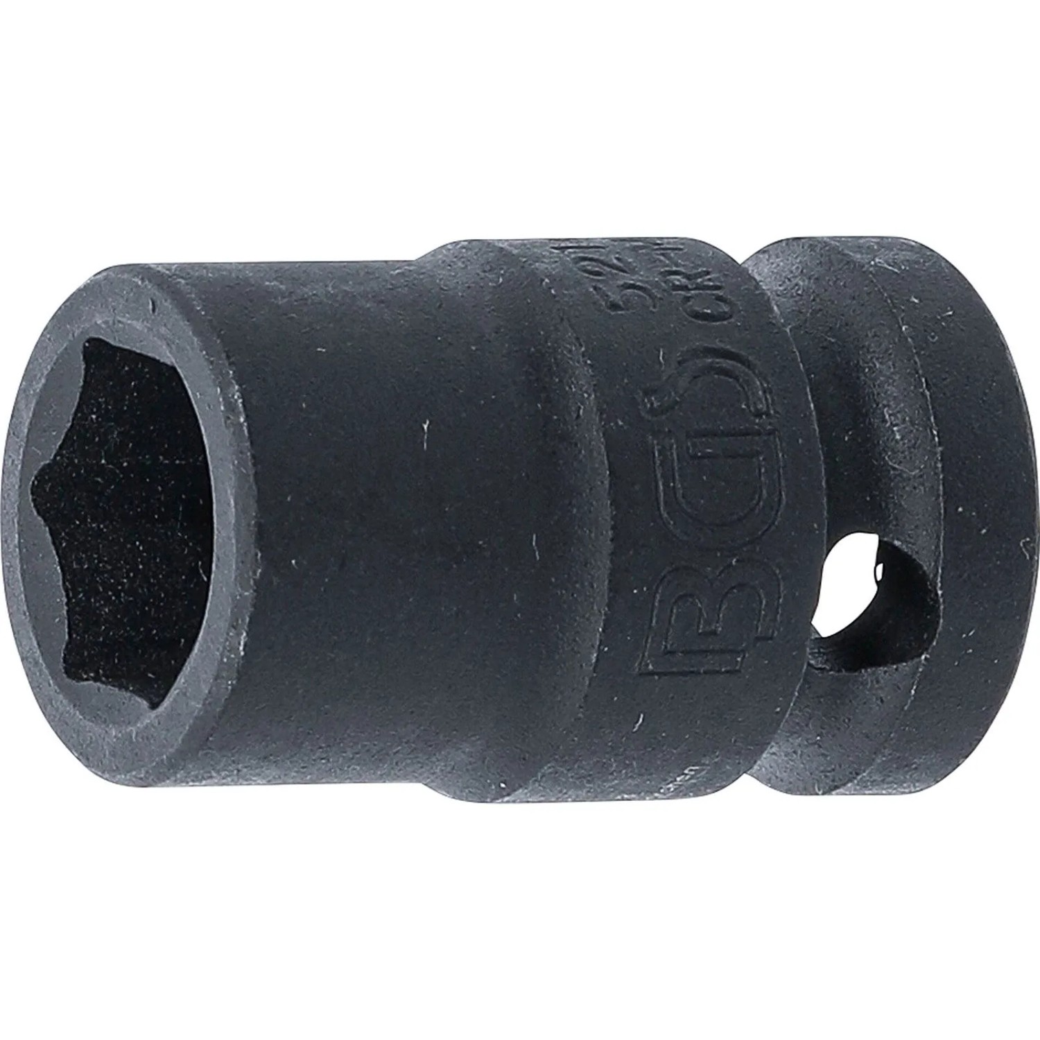 BGS Kraft Steckschlüssel Einsatz Sechskant Antrieb Innenvierkant 12 5 Mm  1 2 Zoll  SW 14 Mm 5214