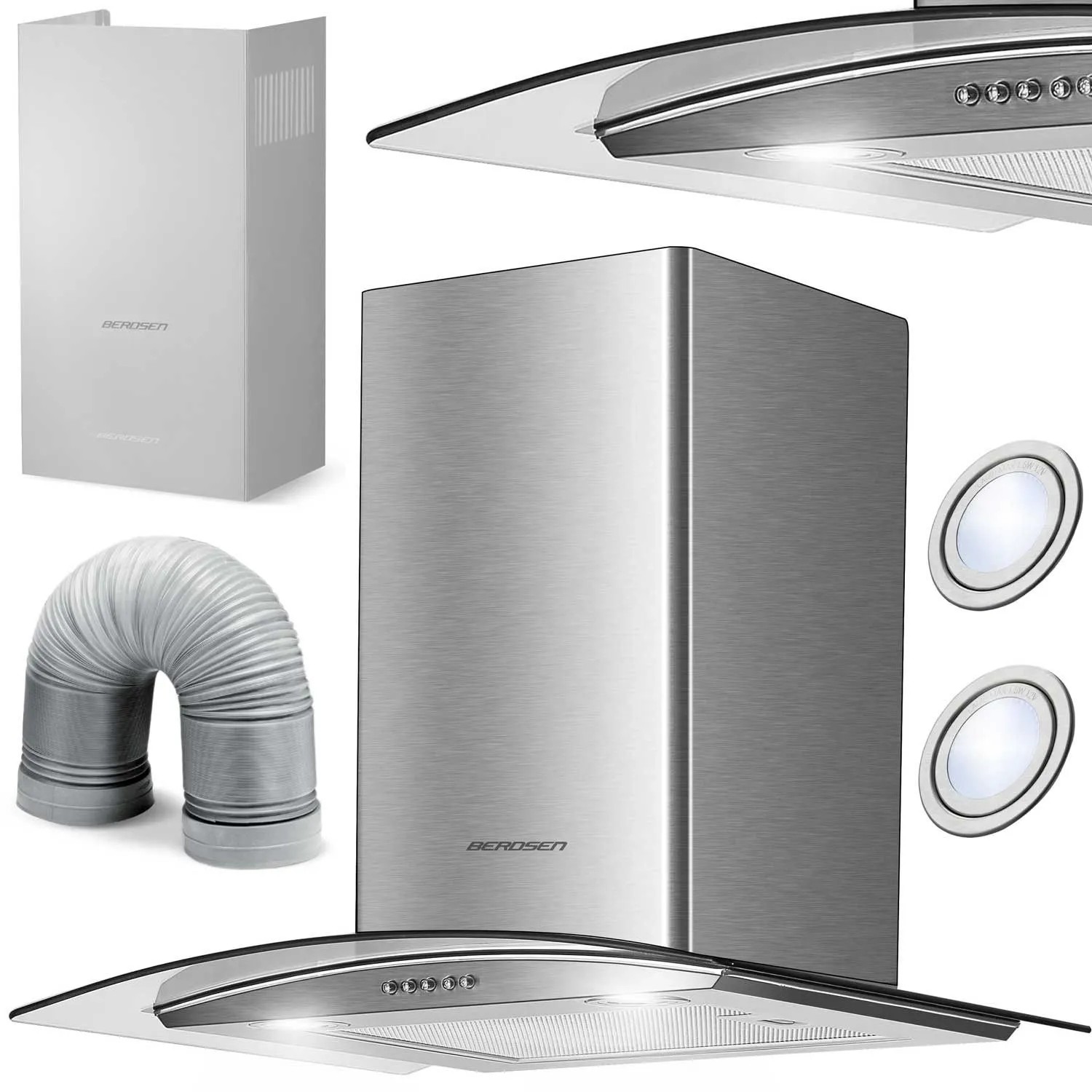Berdsen Bt 202 60 Cm Kamin Dunstabzugshaube