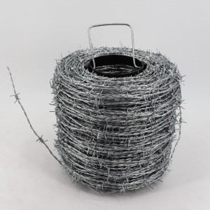 Rolle Aquagart Stacheldraht, verzinkt, für Zaunbau und Wildzaun.
