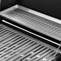Detailaufnahme: Edelstahl Grillrost und Warmhalterost des Enders Gasgrill San Diego Next 3.
